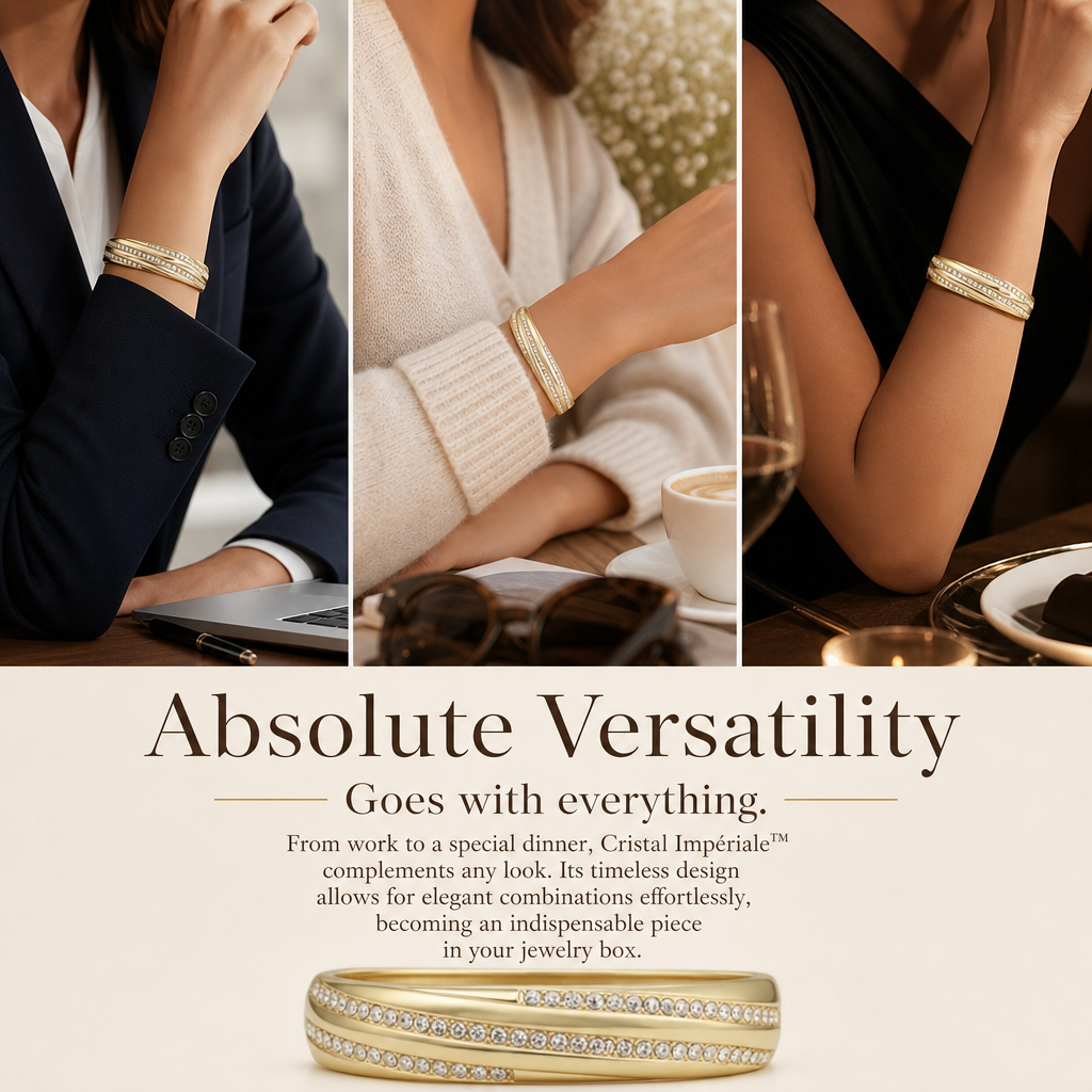 LO2150 - Flash Gold White Metal Bangle with Top Grade Crystal  in Clear
