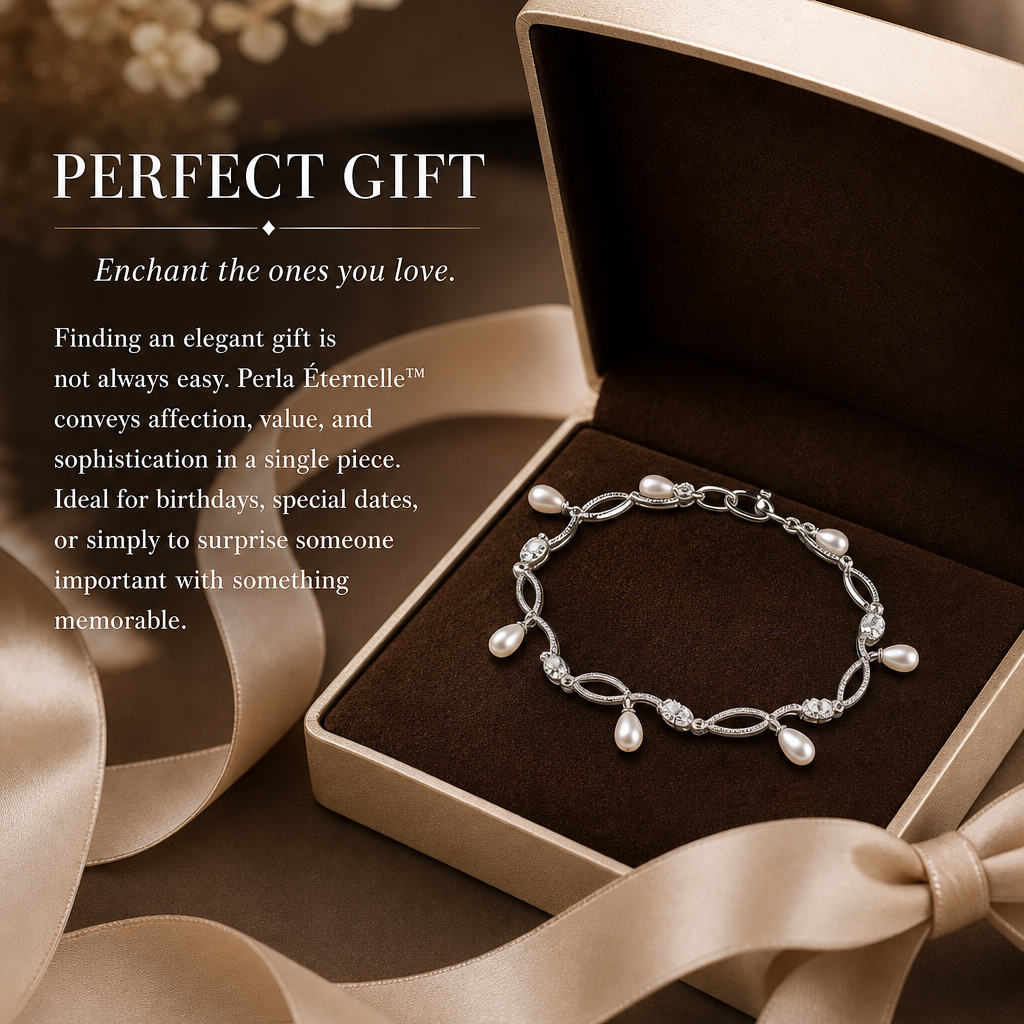 LOA542 - Rhodium 925 Sterling Silver Bracelet with Synthetic Pearl in White