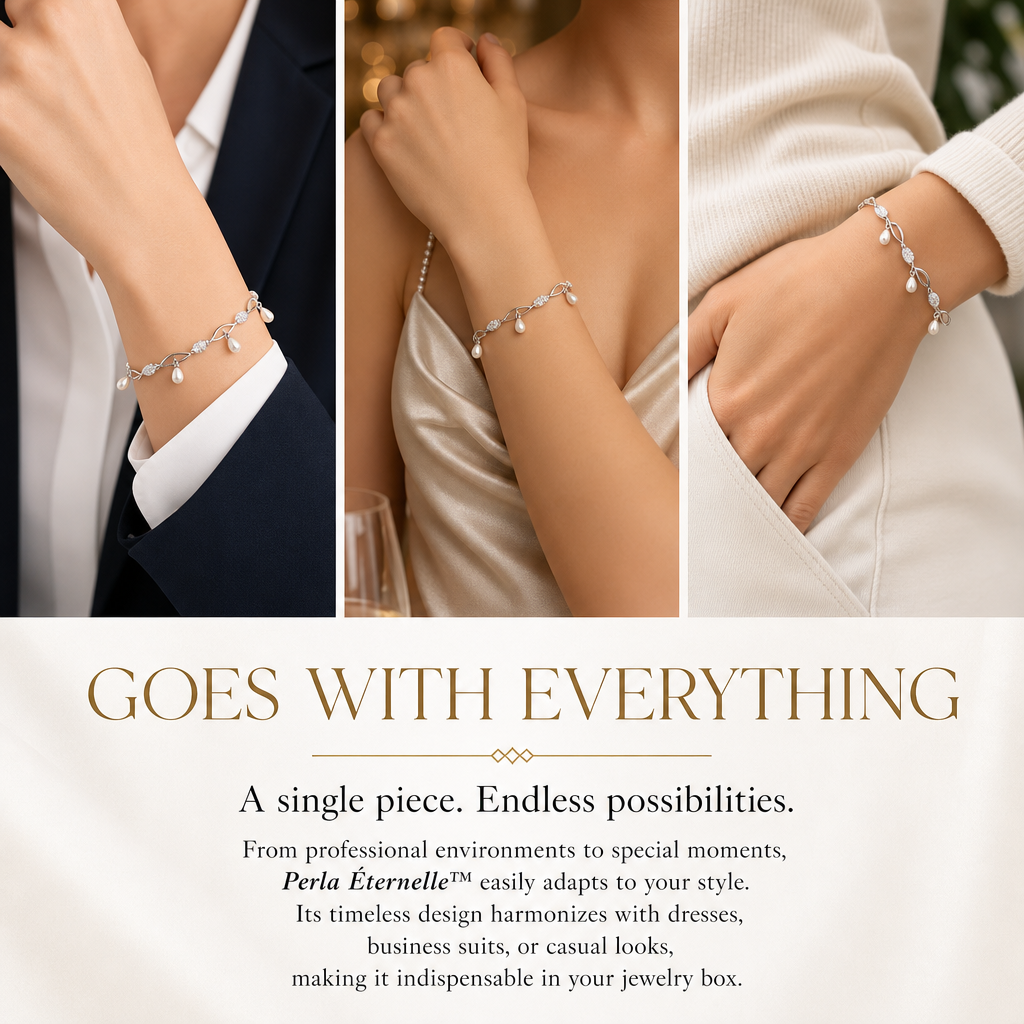 LOA542 - Rhodium 925 Sterling Silver Bracelet with Synthetic Pearl in White