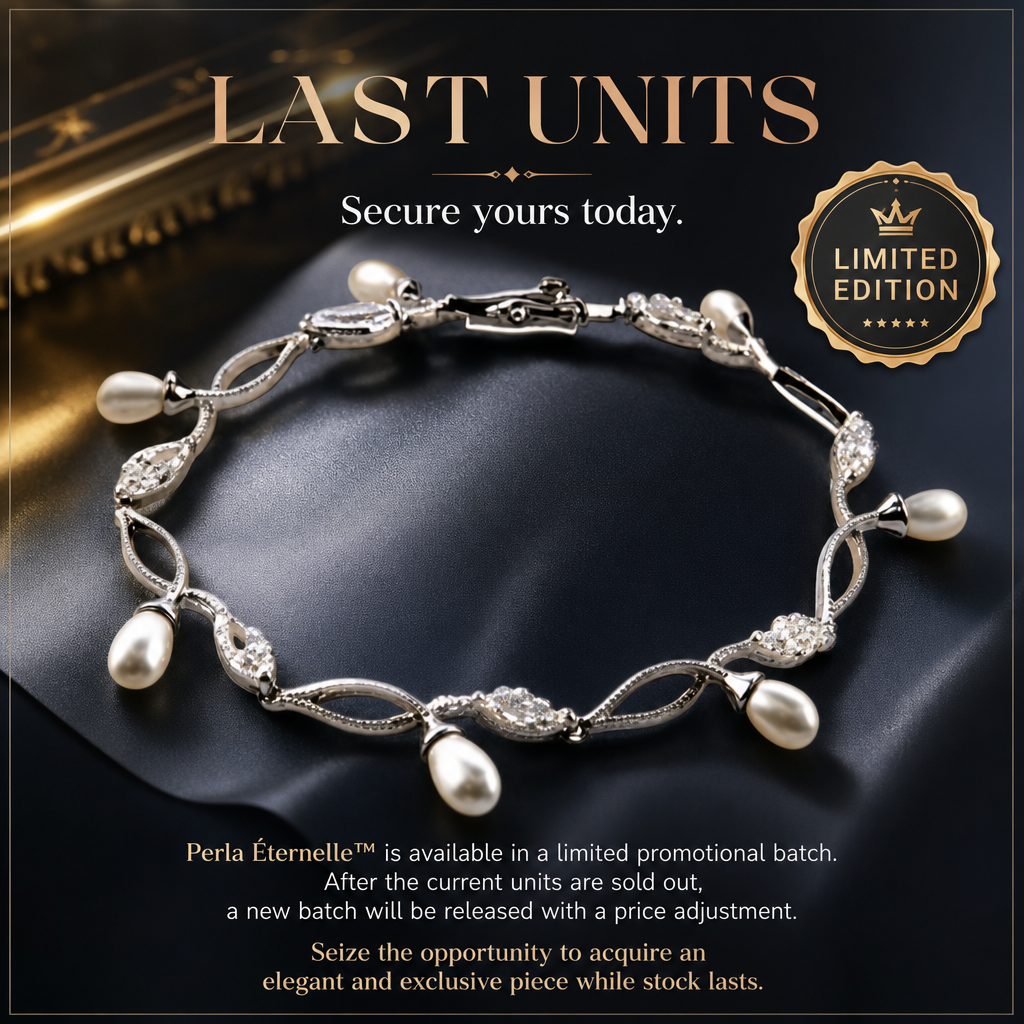 LOA542 - Rhodium 925 Sterling Silver Bracelet with Synthetic Pearl in White