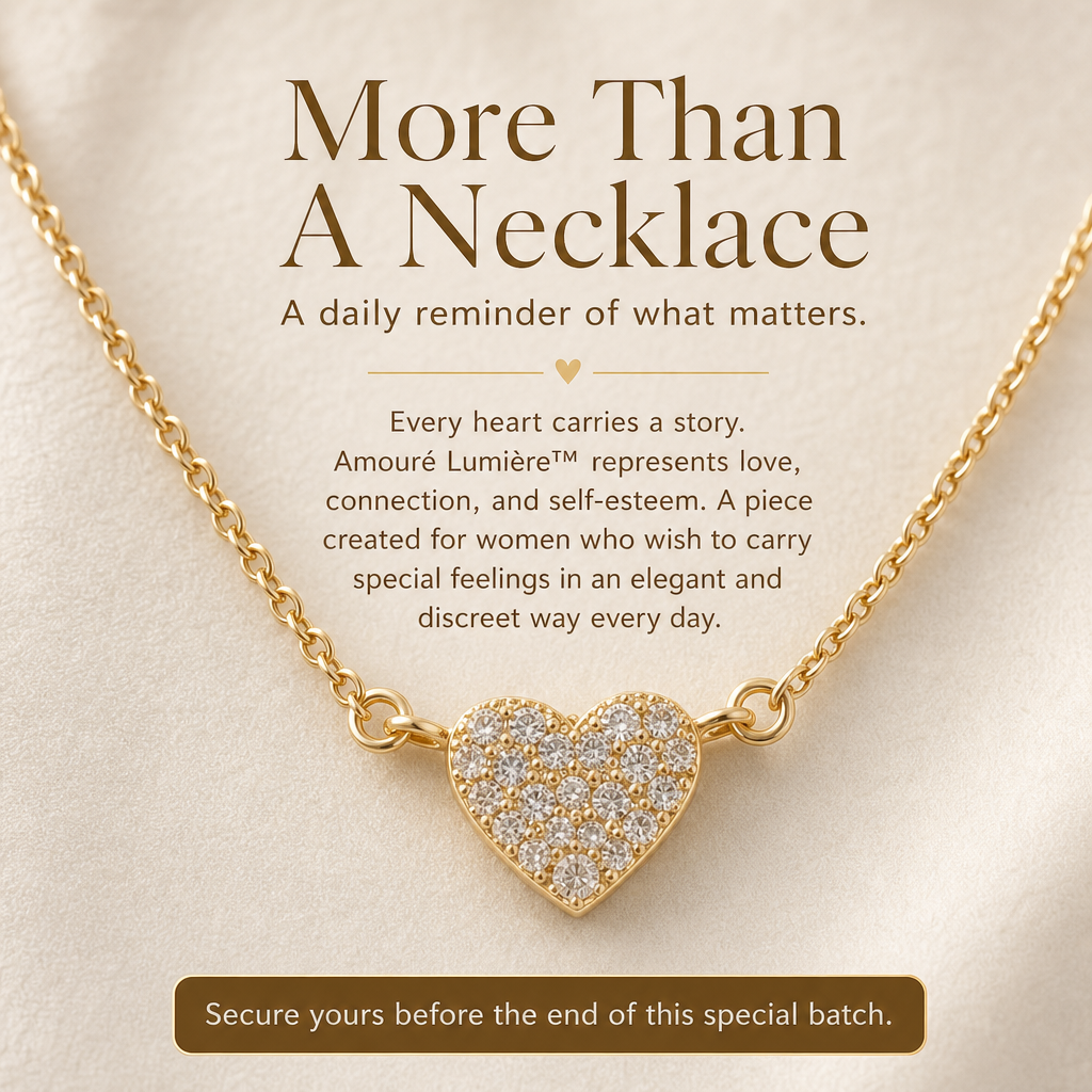 Mini Heart Big Love Necklace