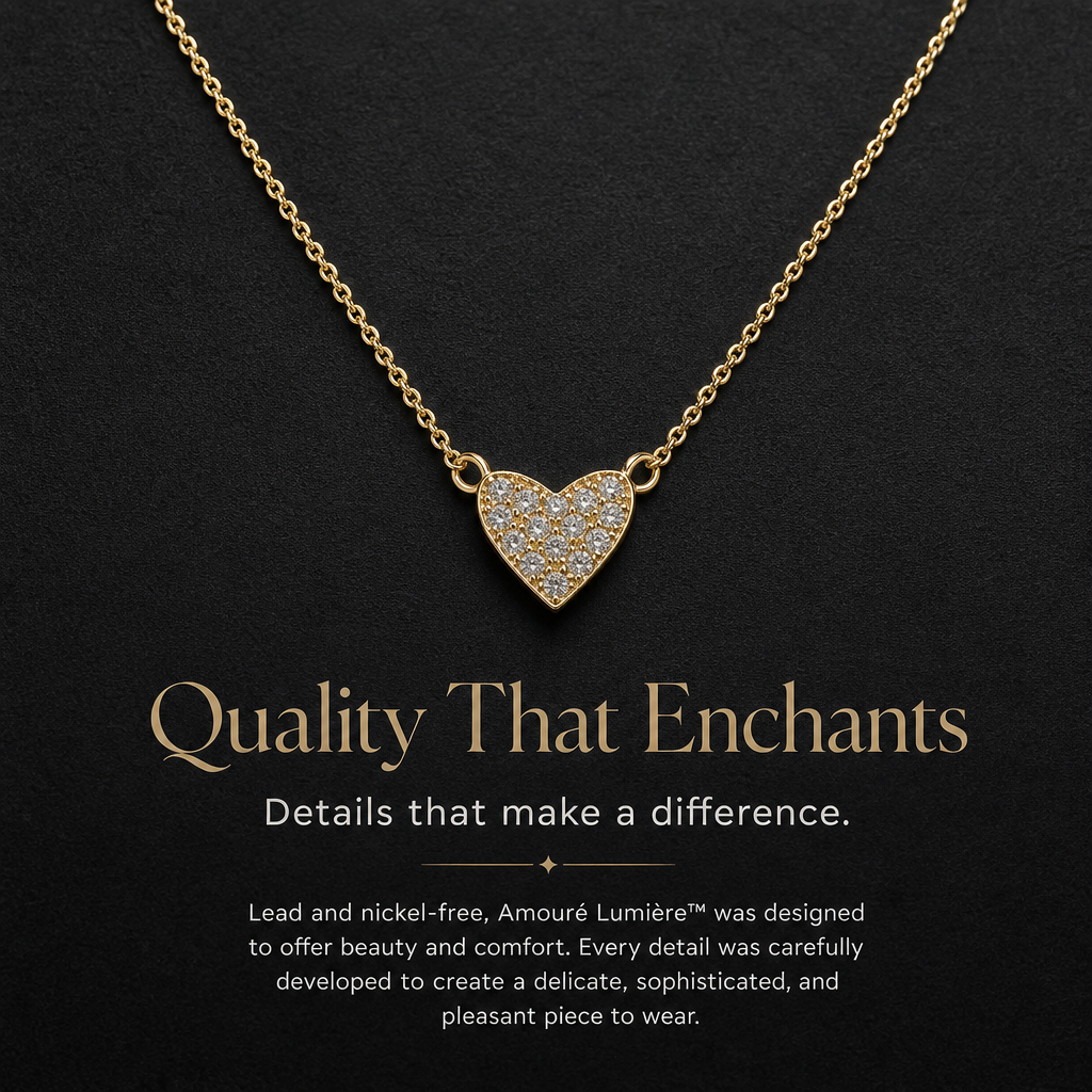 Mini Heart Big Love Necklace