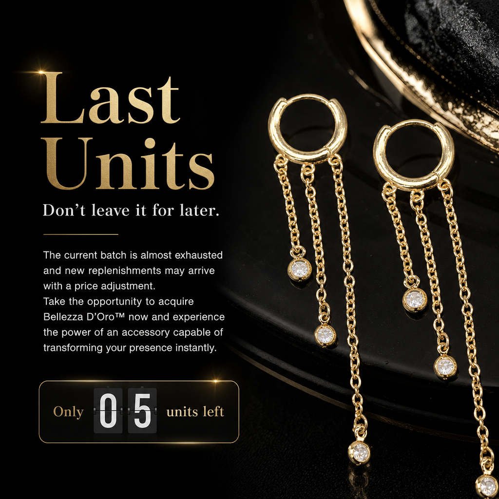 Gold Filled Long Dangle CZ Stone Huggie Earrings (L71)