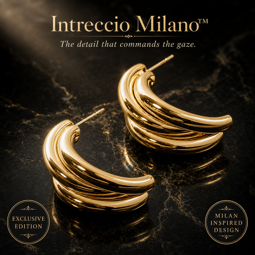 Interlock Bold Loop Earrings