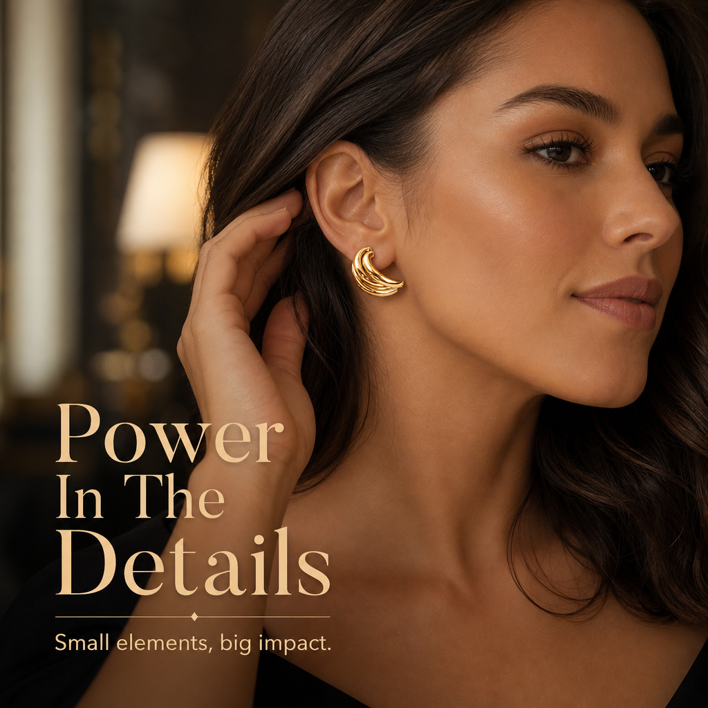 Interlock Bold Loop Earrings