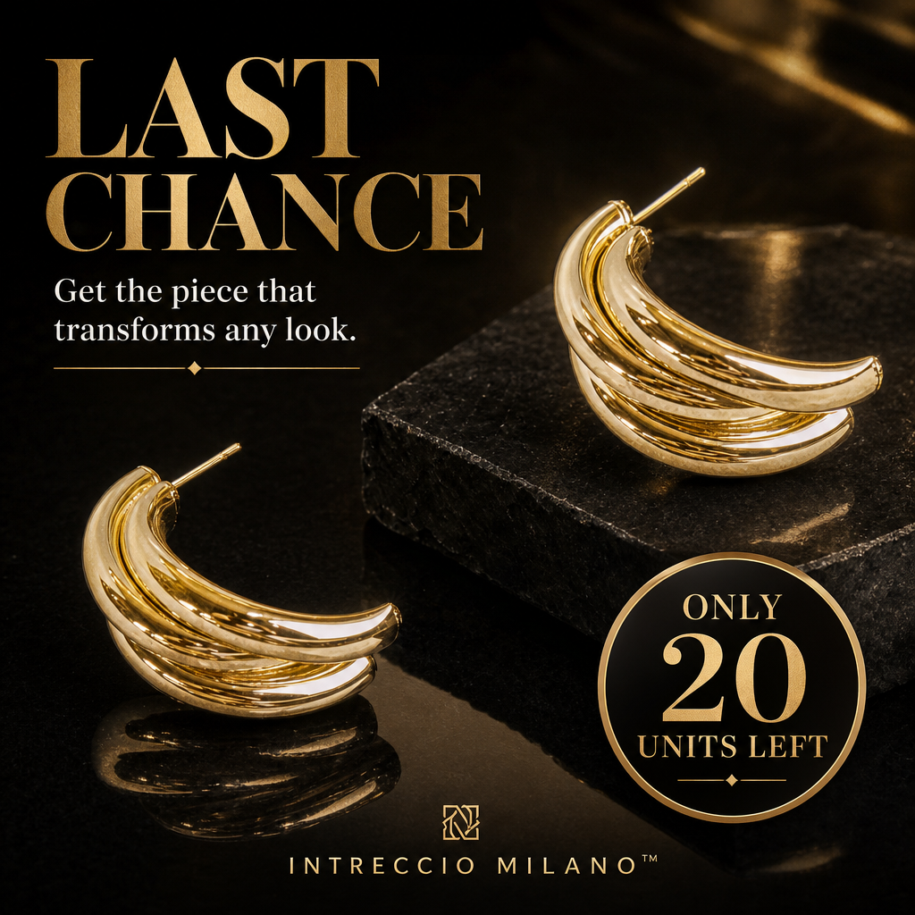Interlock Bold Loop Earrings