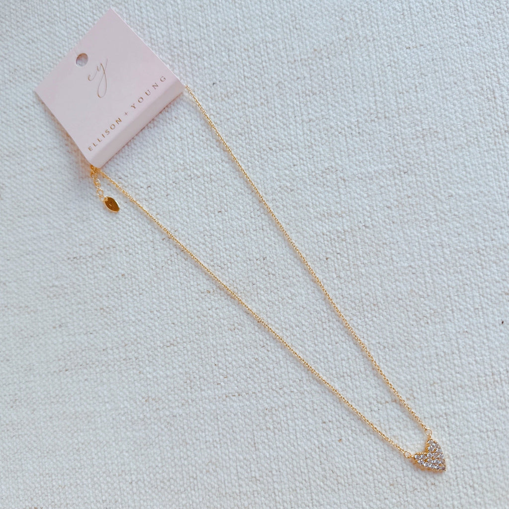 Mini Heart Big Love Necklace-3