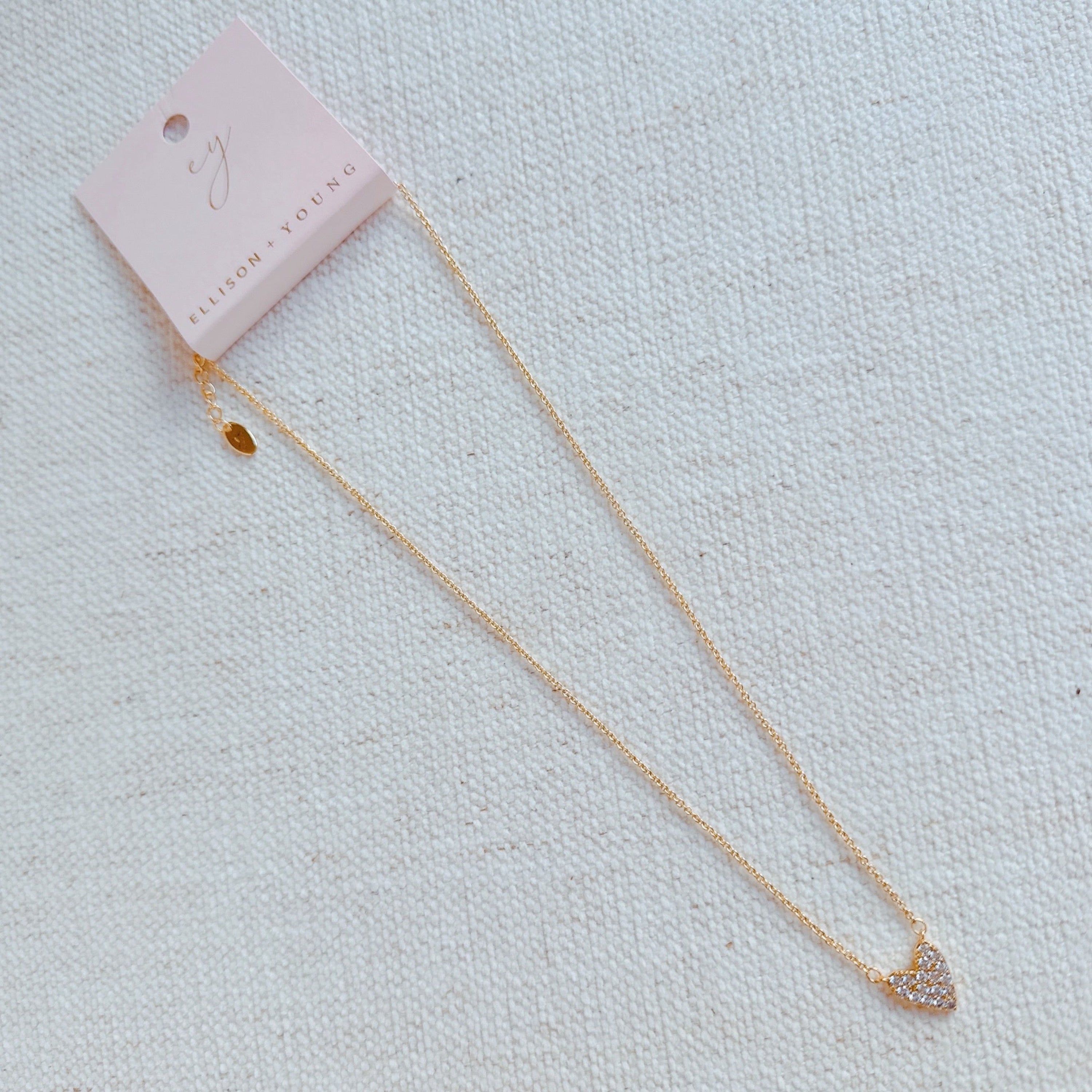 Mini Heart Big Love Necklace-3
